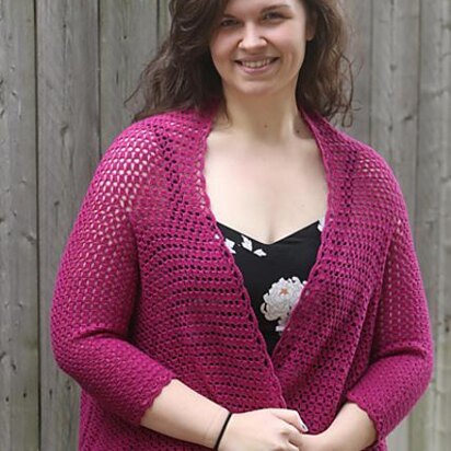 C604-Cascading Waterfall Cardigan