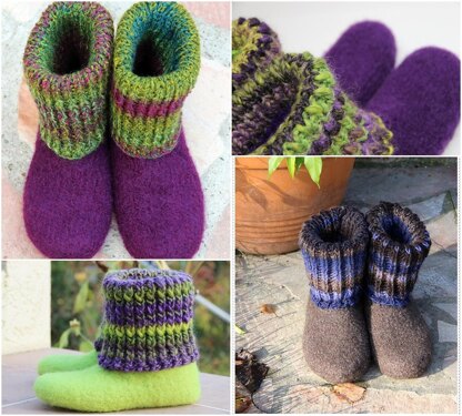 Sock hot sale boot slippers