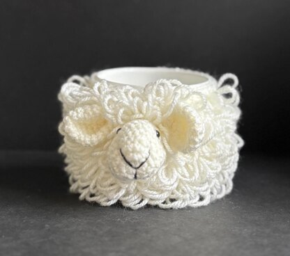 Sheep mug cosy