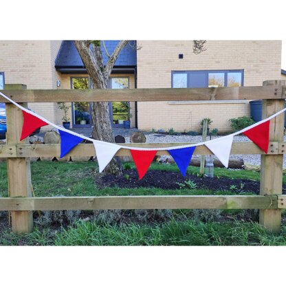 Red, White & Blue Crochet Bunting