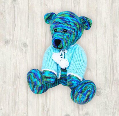 Bear Knitting Pattern, Knitted Bear