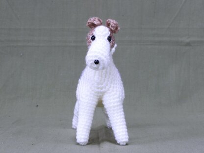 Wire fox terrier amigurumi / ワイヤーフォックステリア あみぐるみ