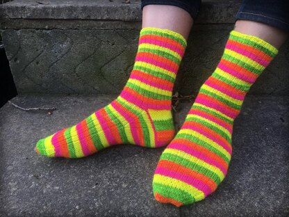 The Best Self-Striping Ribbed Socks in the World