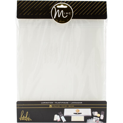 American Crafts Heidi Swapp Minc Lamination Photo Pouches 9"X11.5" 25/Pkg - Plain