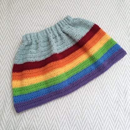 Rainbow skirt