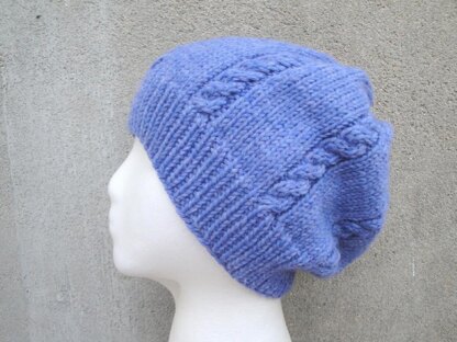 Lavender Cable Hat