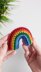 Rainbow crochet pattern, easy crochet rainbow