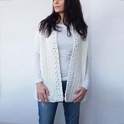 Herringbone  vest sweater
