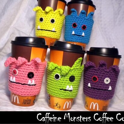 Caffeine Monsters Coffee Cozy