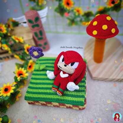 Knuckles the Echidna Amigurumi Crochet Pattern – PDF Digital Download (English)