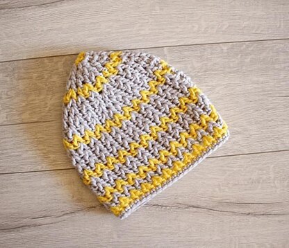 Zig Zag Toddler Beanie