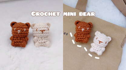 Cute mini bear tutorial