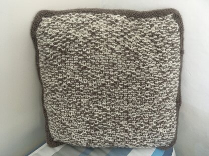 Moonstone Cushion in Rowan Pure Wool Worsted