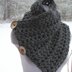 2 & 3 Button Chunky Cowl Scarf