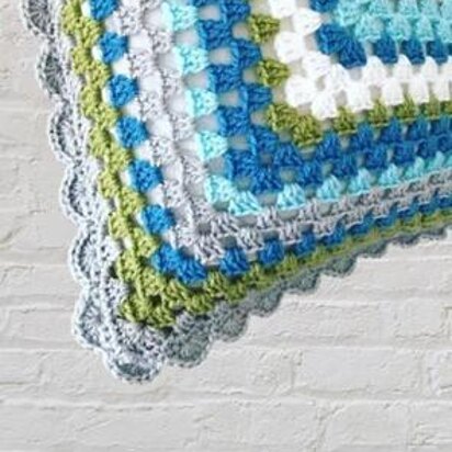 Granny Square Crochet Cushion Cover