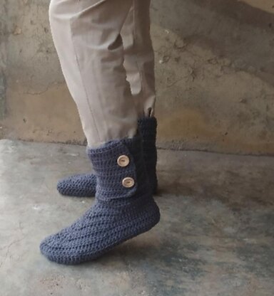 Crochet Adult Boots / Slippers