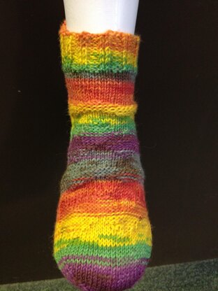 Little Zig Big Zag 4ply Socks