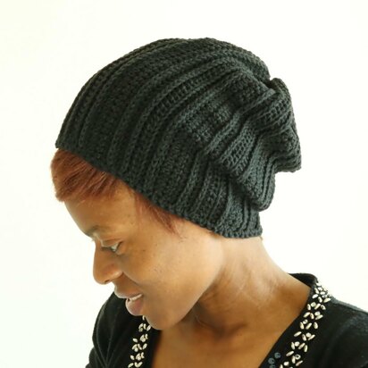 Easy Wear Slouchy Crochet Beanie