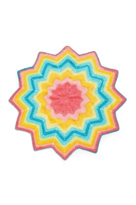 Starburst Blankie in Lion Brand Mandala Baby - Downloadable PDF