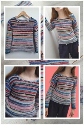 Stashbuster Stripe Sweater