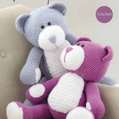 Bear Toy in Hayfield Baby Chunky - 4836 - Downloadable PDF