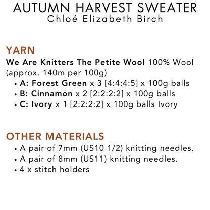 Autumn Harvest Sweater