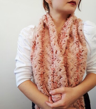 Butterfly infinity scarf