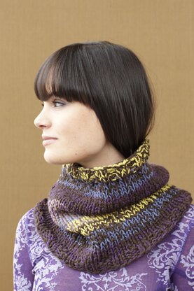 Cross River Cowl in Lion Brand Cotton-Ease - 90575AD