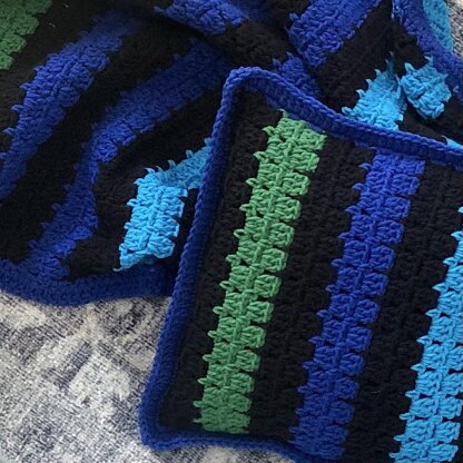 Block Deco Pillow and Throw