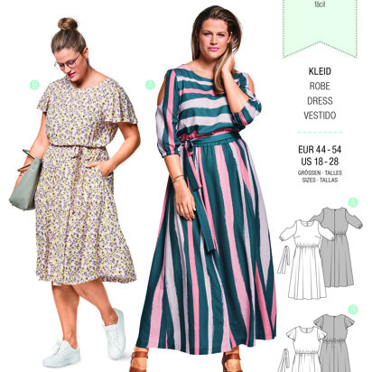 Burda Style Women's Summer Dress B6449 - Paper Pattern, Size 18-28