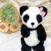 Cute teddy panda bear