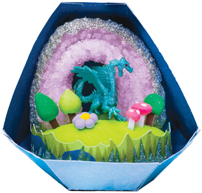 Klutz Grow Your Own Crystal Mini Worlds Book Kit - 534817