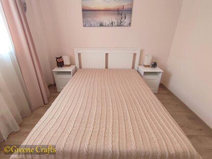 Cable Knit Bed Spread