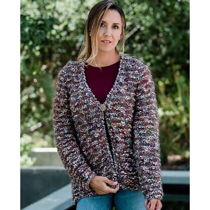 Trendsetter Yarns 5902B Me & Dune - Slip Stitch V-Neck Cardigan PDF