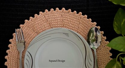 Pink Circle Placemat