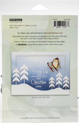 Penny Black Creative Dies - Tree Border 5.8"X2.7"