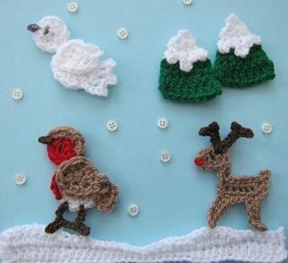 Winter wonderland appliques