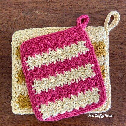 Just An Inch of Color Potholders