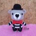 Lui, The Mime Bear Amigurumi