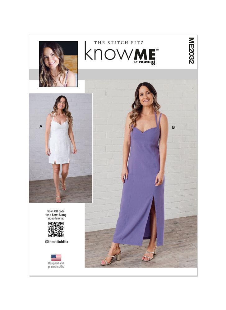 Know Me Misses' Dress in Two Lengths ME2032 - Sewing Pattern | LoveCrafts