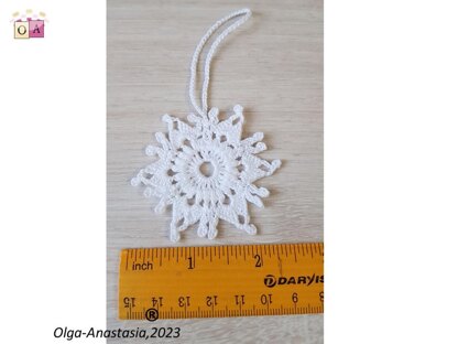 Crochet snowflake 22