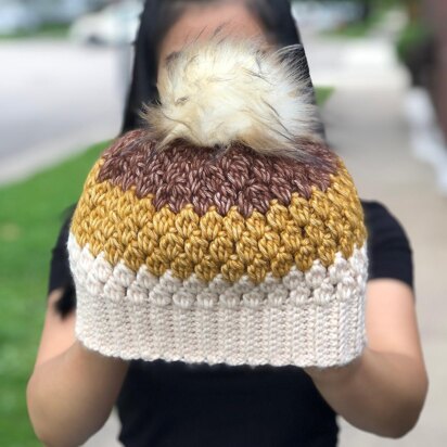 Cluster stitch hat