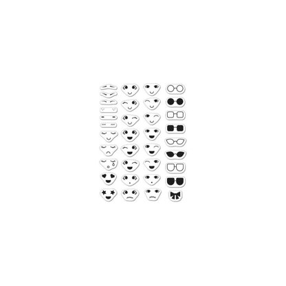 Hero Arts Clear Stamps 3"X4" - Hero Lifestyle Faces