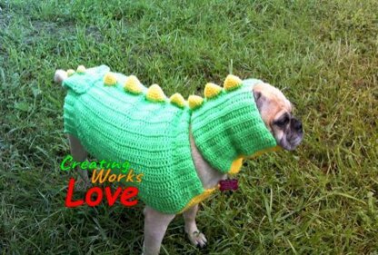 Dino Dog Sweater Costume