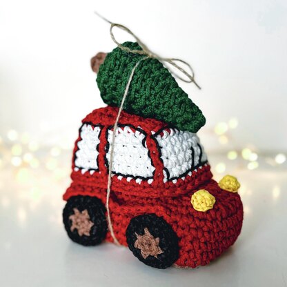 Christmas car basket