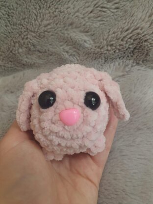Crochet fluffy bunny