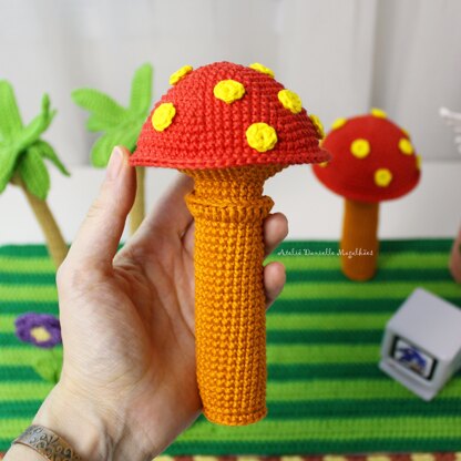 Knuckles Mushroom – Amigurumi Crochet Pattern (PDF)