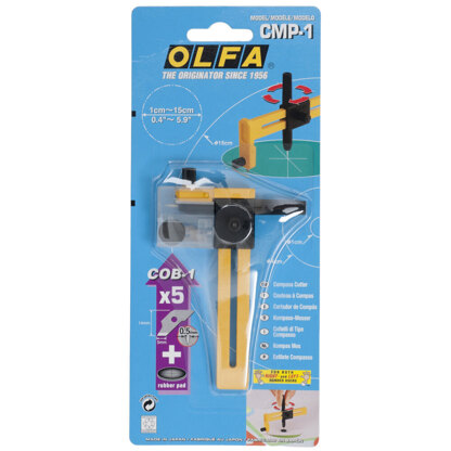 Olfa Compass Cutter: Up to 15cm/6in