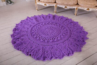 Rug or carpet crochet pattern