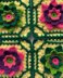 Flower square with border I by HueLaVive